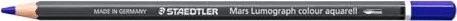 Staedtler Mars Lumograph colour aquarell 104 Aquarellstift blauviolett hell, Kartonetui, 6er-Pack