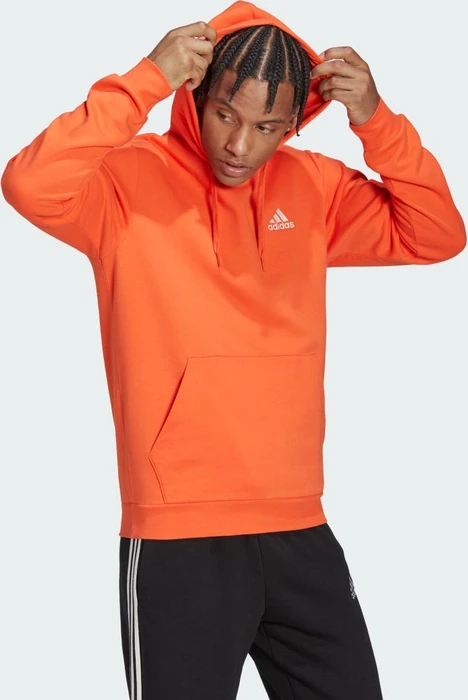 adidas Essentials Fleece Hoodie semi impact orange/white (Herren)