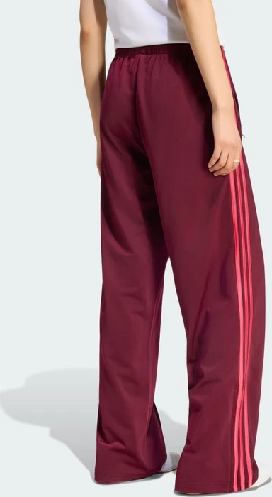 adidas Firebird Trainingshose lang maroon/power pink (Damen)