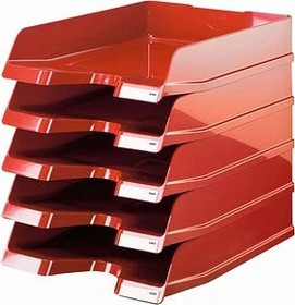 HAN Viva Briefablage, A4, rot, 5er-Pack