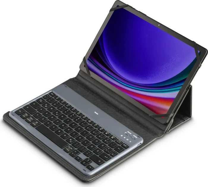 Hama Travel 500 Tablet-Tastatur, schwarz, mit Schutzhülle für 7"-11" Tablets, Bluetooth, DE