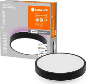 Ledvance SMART+ Orbis Backlight 350mm Deckenleuchte 28W schwarz