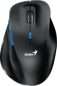 Genius Ergo 8230S BT Pro Ergonomic Wireless Silent Mouse schwarz/blau, USB/Bluetooth (31030051400)