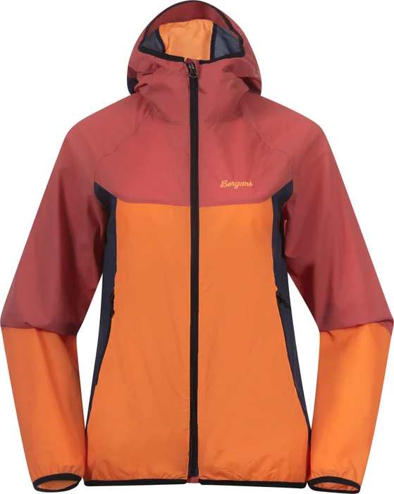 Bergans Vaagaa Windbreaker Jacke faded orange/rusty dust (Damen)