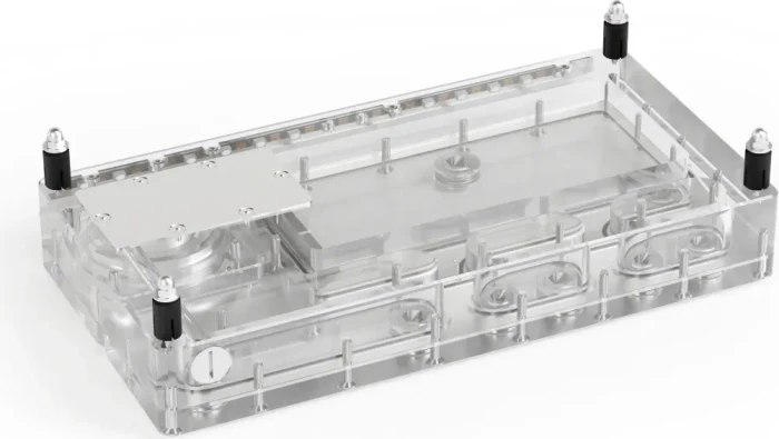 Alphacool Core Distro Plate 280 Links VPP/D5 mit VPP Apex Pumpe, Verteilerplatte