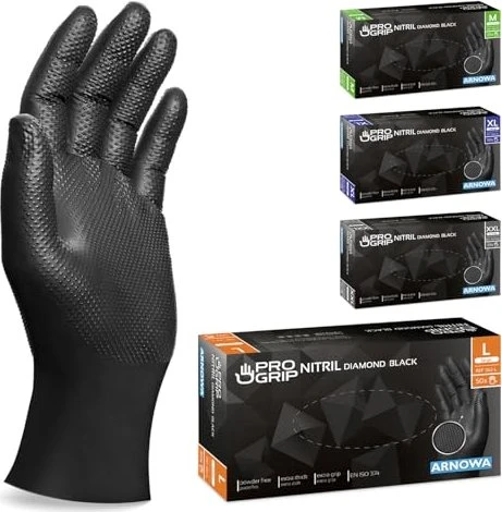 Arnomed Arnowa ProGrip Nitril Einweghandschuhe L, 50 Stück
