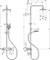 Hansgrohe Vernis Shape Showerpipe 230 1jet mit Thermostat Duschsystem chrom Vorschaubild