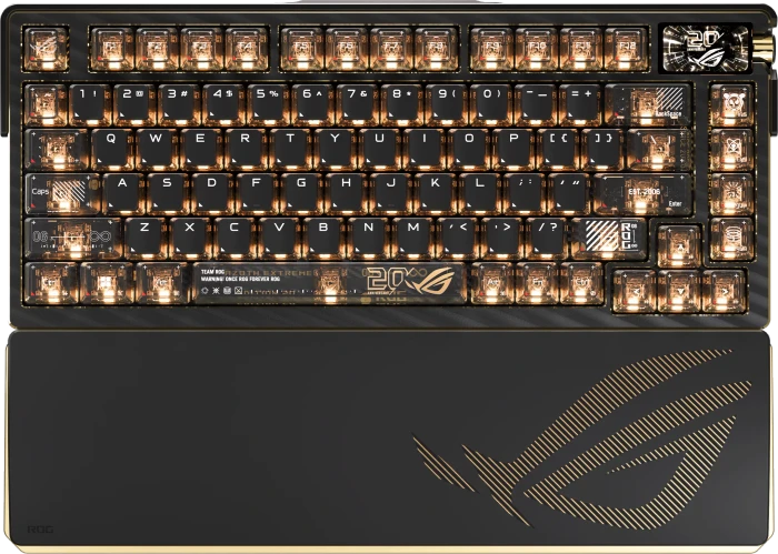 ASUS ROG Azoth Extreme Edition 20 Gaming Keyboard, hot-swap, ROG NX Edition 20, USB/Bluetooth, US