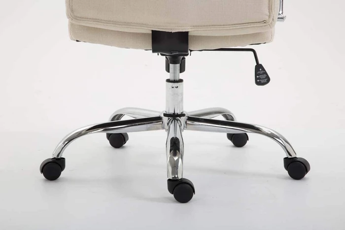 CLP Valais XL Stoff Bürostuhl, creme