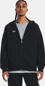 Under Armour Rival Fleece Zip Hoodie schwarz/weiß (Herren)