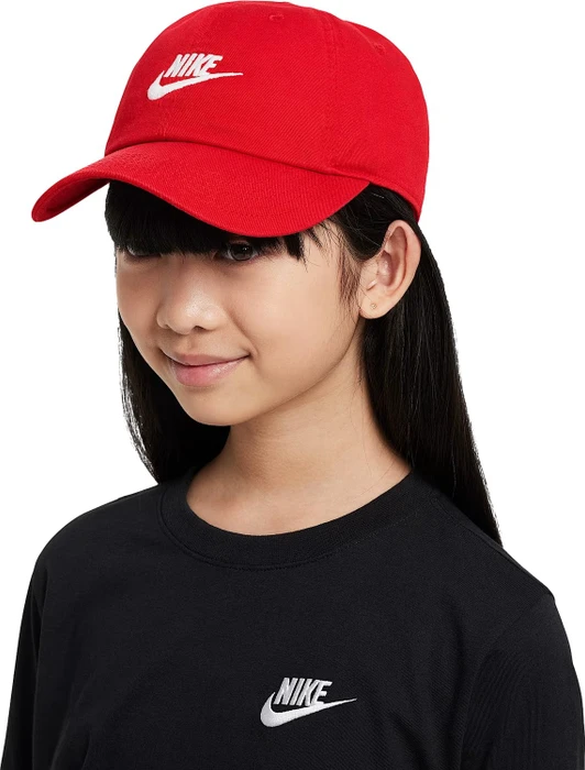 Nike Club unstrukturierte Futura Wash Kappe university red/white (Junior)