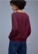 Street One Bluse mit Elastiksaum Shirt langarm truffle red (Damen) Vorschaubild
