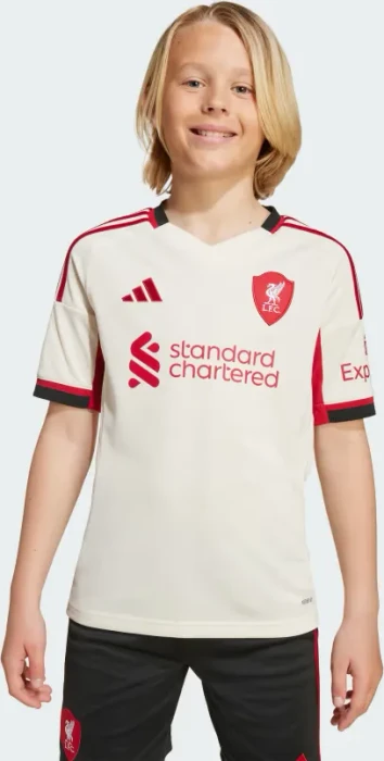 adidas Liverpool FC 2025/2026 Auswärtstrikot kurzarm (Junior)