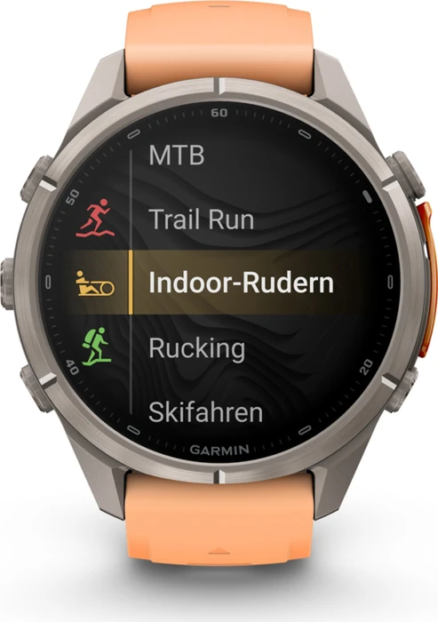 Garmin Fenix 9 Pro inReach 43mm titanium/shell pink-autumn orange