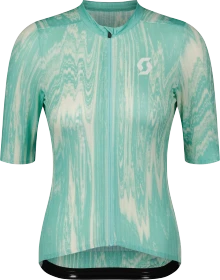 Scott Unlimited SL Trikot kurzarm miami green/cotton white (Damen)