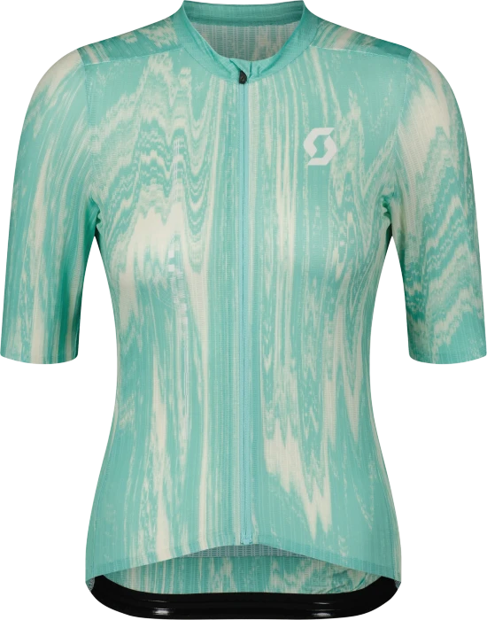 Scott Unlimited SL Trikot kurzarm miami green/cotton white (Damen)