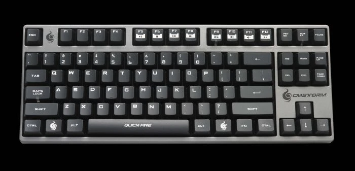 Cooler Master CM Storm Quick Fire Rapid, PS/2 &, MX Black, USB, DE