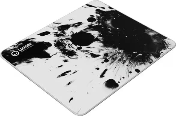 Lorgar MPA14L, Large Gaming Mousepad, 500x420mm, schwarz/weiß