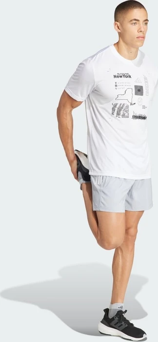 adidas Own The Run Laufhose kurz halo silver (Herren)