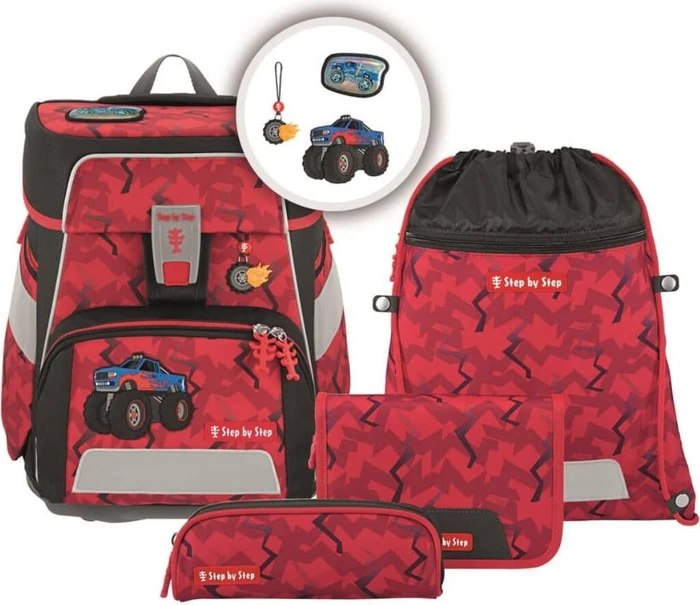 Step by Step Space Monster Truck Rocky Schultaschen-Set, 5-tlg.