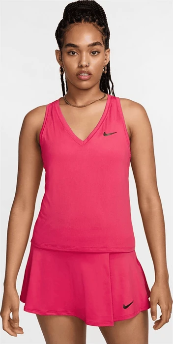Nike Court Victory Funktionsshirt ärmellos aster pink/black (Damen)