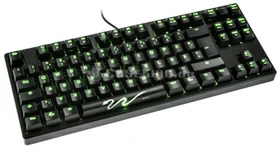 Ducky Shine 3 Slim [TKL], LEDs grün, MX BROWN, USB, DE