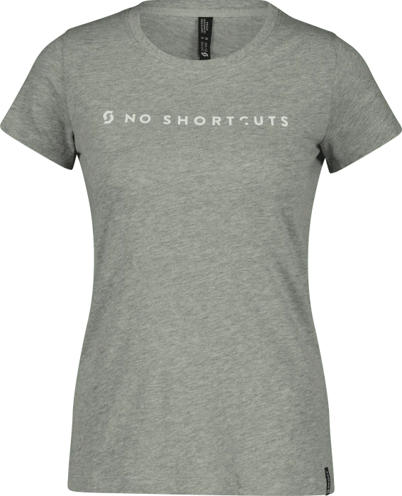 Scott No Shortcuts T-Shirt kurzarm light grey melange (Damen)