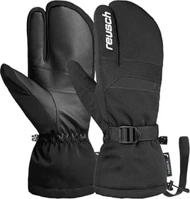 Reusch David R-Tex XT Lobster Skihandschuhe schwarz/weiß