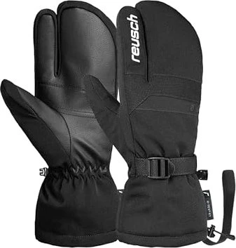 Reusch David R-Tex XT Lobster Skihandschuhe schwarz/weiß