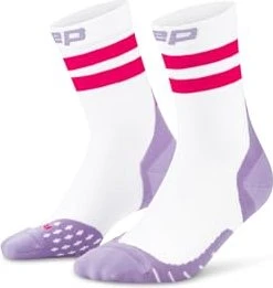 CEP Neon Mid Cut Laufsocken neon pink (Herren)