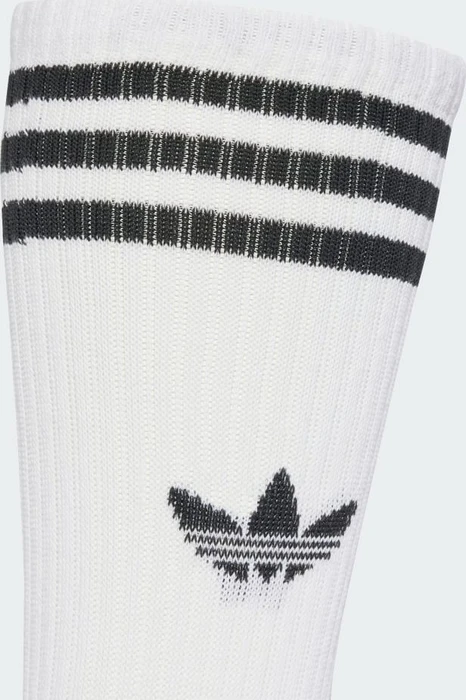 adidas 3-Streifen High Crew Socken weiß, 3 Paare