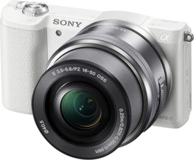 Sony Alpha 5100 weiß mit Objektiv E PZ 16-50mm 3.5-5.6 OSS