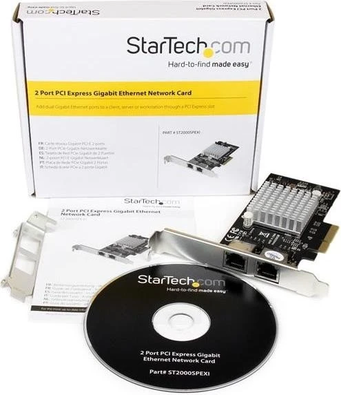 StarTech LAN-Adapter, 2x RJ-45, PCIe 2.1 x4