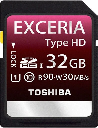Toshiba Exceria Type HD R90/W30 8GB, UHS-I, Class 10