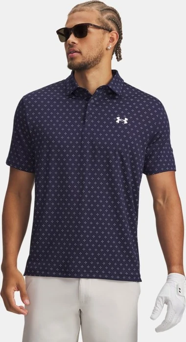 Under Armour Playoff 3.0 Poloshirt kurzarm midnight navy/white (Herren)
