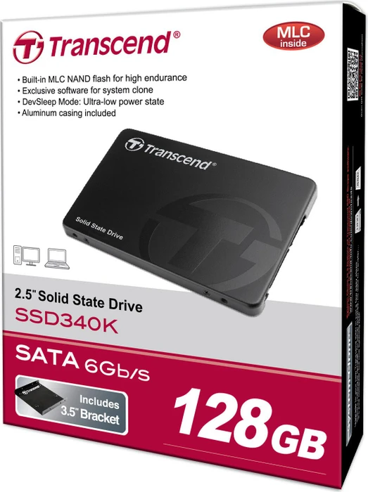 Transcend SSD340K 128GB, 2.5" / SATA 6Gb/s