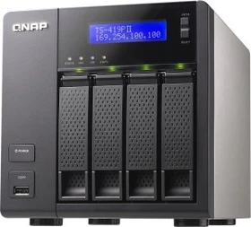 QNAP Turbo Station TS-419P II, 512MB RAM, 2x RJ-45 1000Base-T, 2x USB-A 3.0