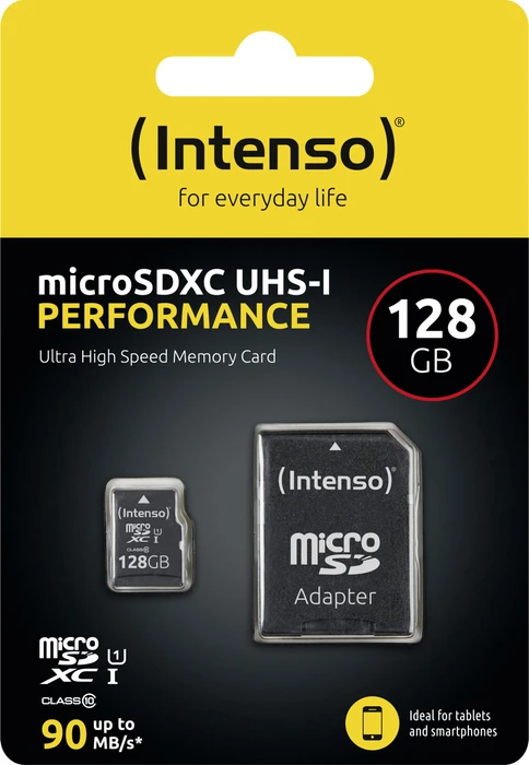 Intenso Performance R90 128GB Kit, UHS-I U1, Class 10