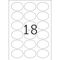 Herma Etiketten Special oval, 58.4x42.3mm, silber, glänzend, 25 Blatt (450 Etiketten) Vorschaubild