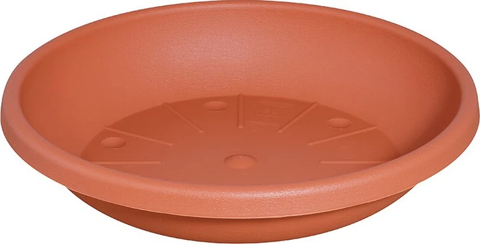 Geli Cylindro Blumentopfuntersetzer rund 21cm terracotta