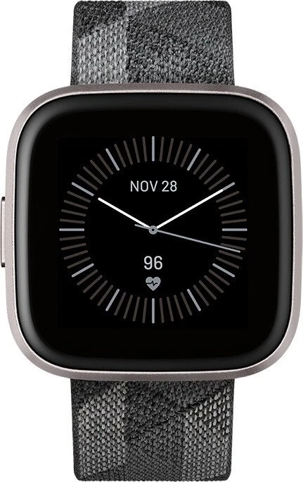 Fitbit Versa 2 Special Edition Aktivitäts-Tracker smoke woven/mist grey aluminium