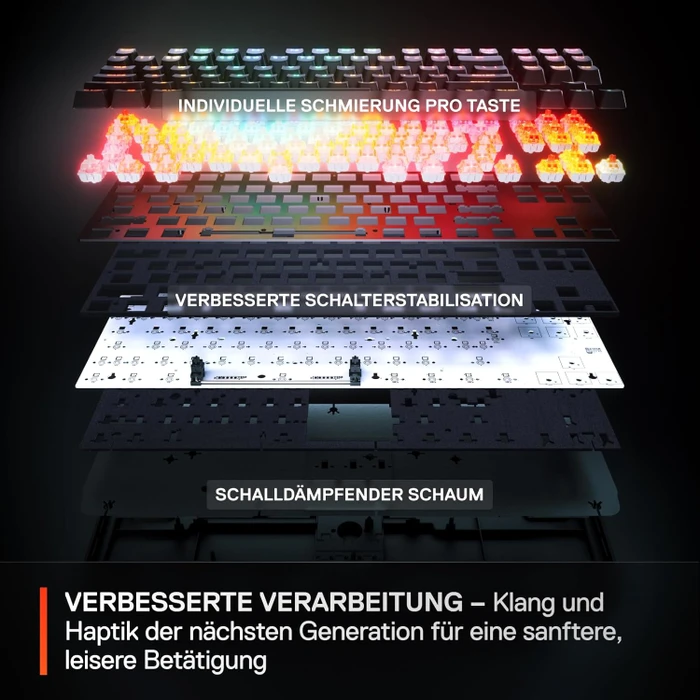 SteelSeries Apex Pro TKL Gen 3, weiß, OmniPoint 3.0, USB, DE