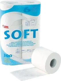 Fiamma Soft Toilettenpapier 2-lagig weiß, 6 Rollen
