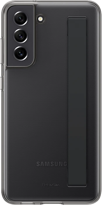 Samsung Slim Strap Cover für Galaxy S21 FE Dark Grey