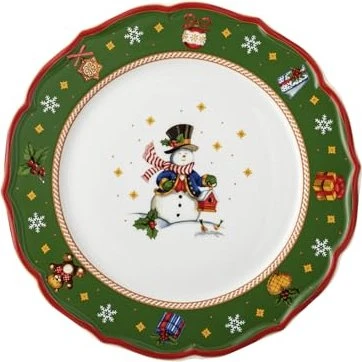 Hutschenreuther Happy Wintertime Speiseteller 33cm grün
