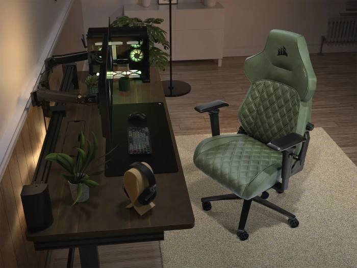 Corsair TC500 LUXE Gamingstuhl, Sherwood grün