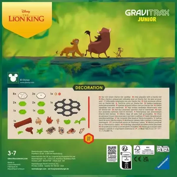 Ravensburger GraviTrax Junior Extension Lion King