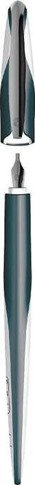 Herlitz my.pen style Nicewriter Kalligrafieset weiß/dark shale, rechte Hand/linke Hand, 0.9mm, 1.4mm, 1.9mm, 3-teilig, Folienbox