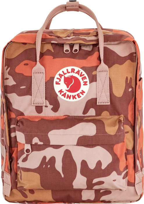 Fjällräven Kanken Graphics chalk rose/hidden animals