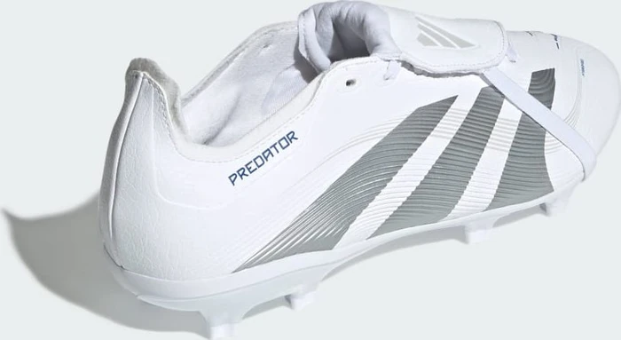 adidas Predator League Fold-Over Tongue MG cloud white/silver metallic/bright royal